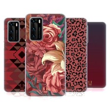 FUNDA HEAD CASE DESIGNS MARSALA TRENDS GEL SUAVE PARA TELÉFONOS HUAWEI 4