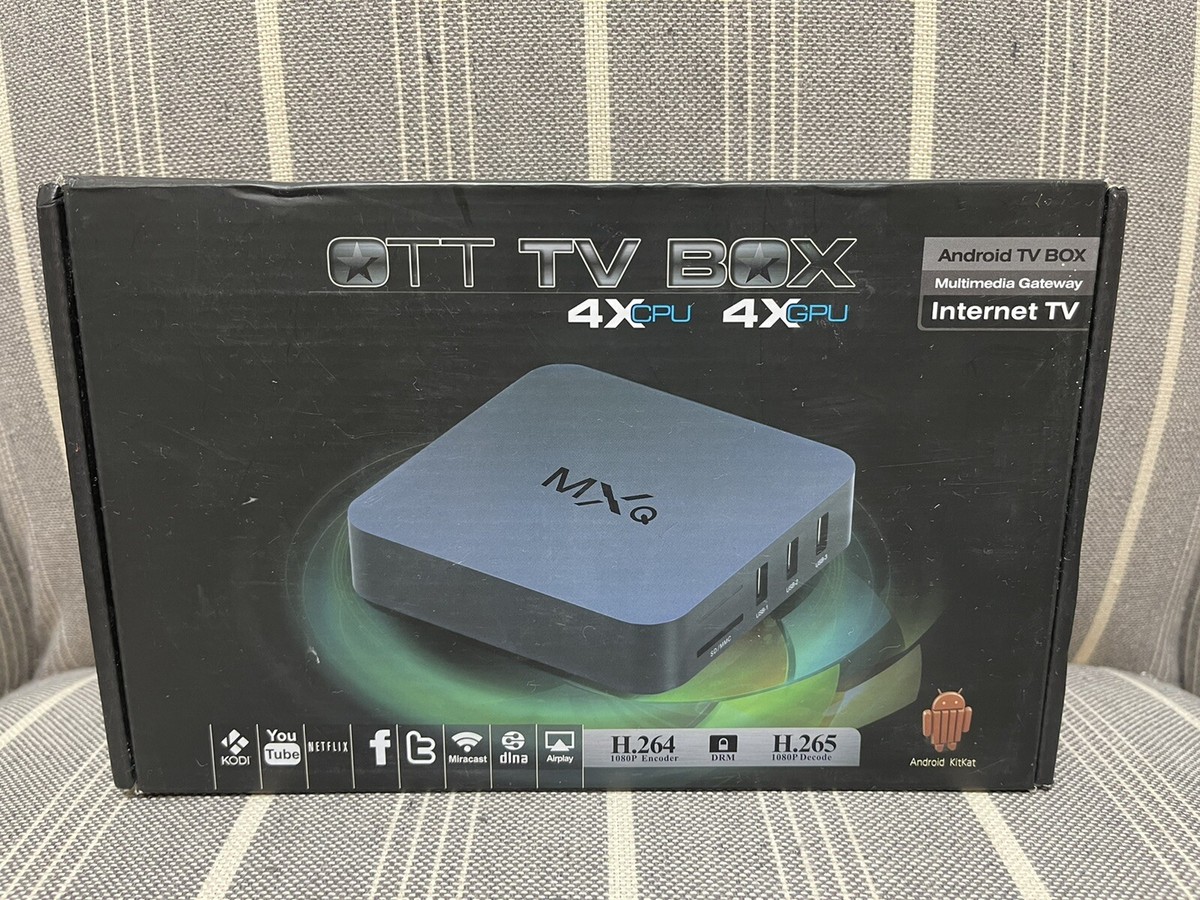 New Ott TV Box MXQ 4xCPU 4xGPU Android KitKat Multimedia