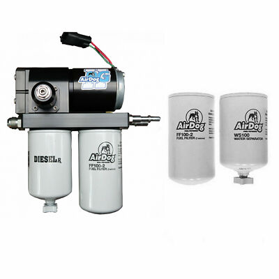 AirDog II 5G 220 GPH Fuel Pump/Extra Filters For 98.5-04 Dodge Ram 5.9L Cummins