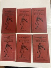 6 1946-1953 York dispatch York PA baseball red books complete seasons Schedules