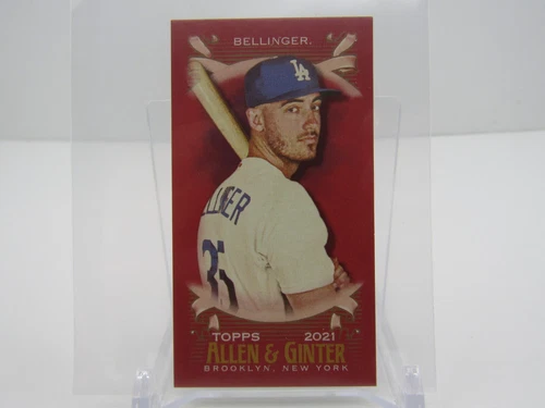 CODY BELLINGER 2021 TOPPS ALLEN & GINTER RED MINI #3/5- DODGERS!!