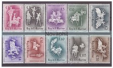 SAN MARINO 1963 -  GIOSTRE E TORNEI  -  SERIE   NUOVA    ** MNH