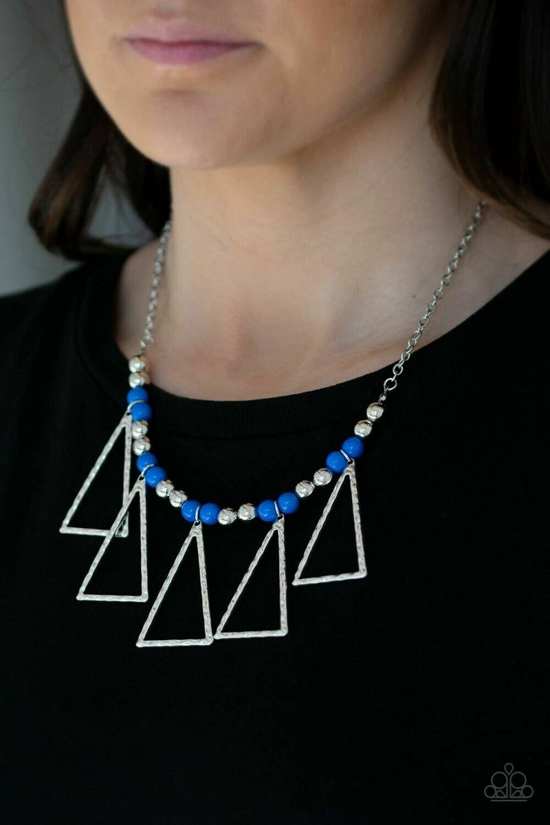 Blue bead necklace paparazzi deals
