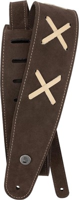 Premium Leather Guitar Strap - 2.5'' Wide, Adjustable 41'' to 60'' for All Guitars