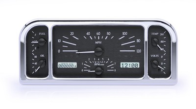 Dakota Digital 37 38 Ford Car Analog Gauges System Kit Black White VHX-37F-K-W