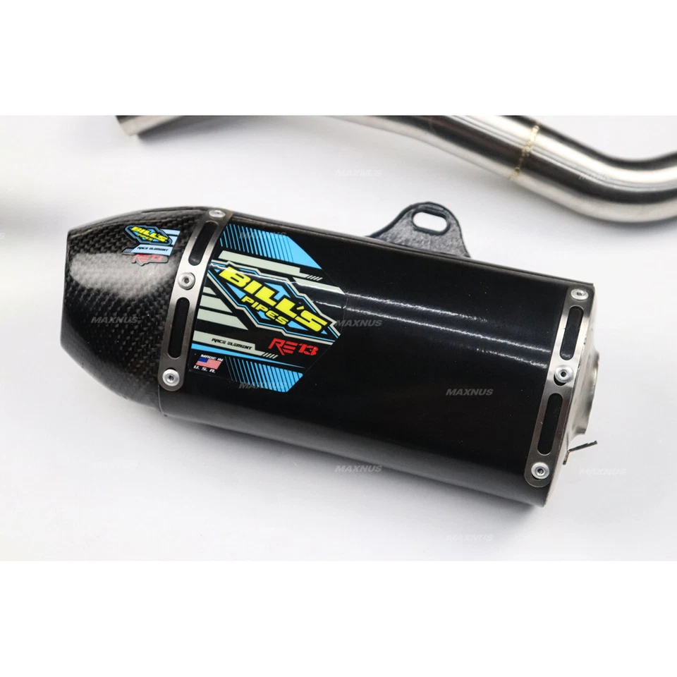 Full System Exhaust Muffer Racing Pipe Bill's Fit For KAWASAKI KLX110L KLX110L - Image 4 of 4