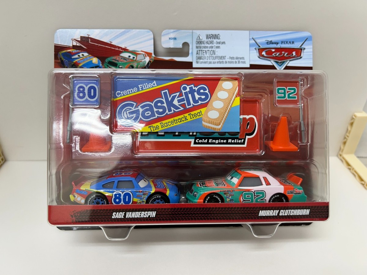 Cars Disney Pixar Die-Cast 80 Gask-Its and 92 Sputter Stop Cars Disney Pixar Die-Cast 80 Gask-Its and 92 Sputter Stop
