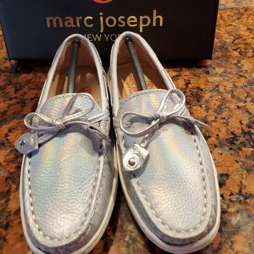 Zapatos Marc Joseph Cypress Hill plateados/blancos talla 11 - Imagen 2 de 6