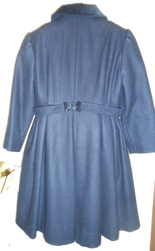 Rothschild Girls Wool B;lend Winter Dressy Coat Midnight Size Five (5) NWT - Picture 2 of 2