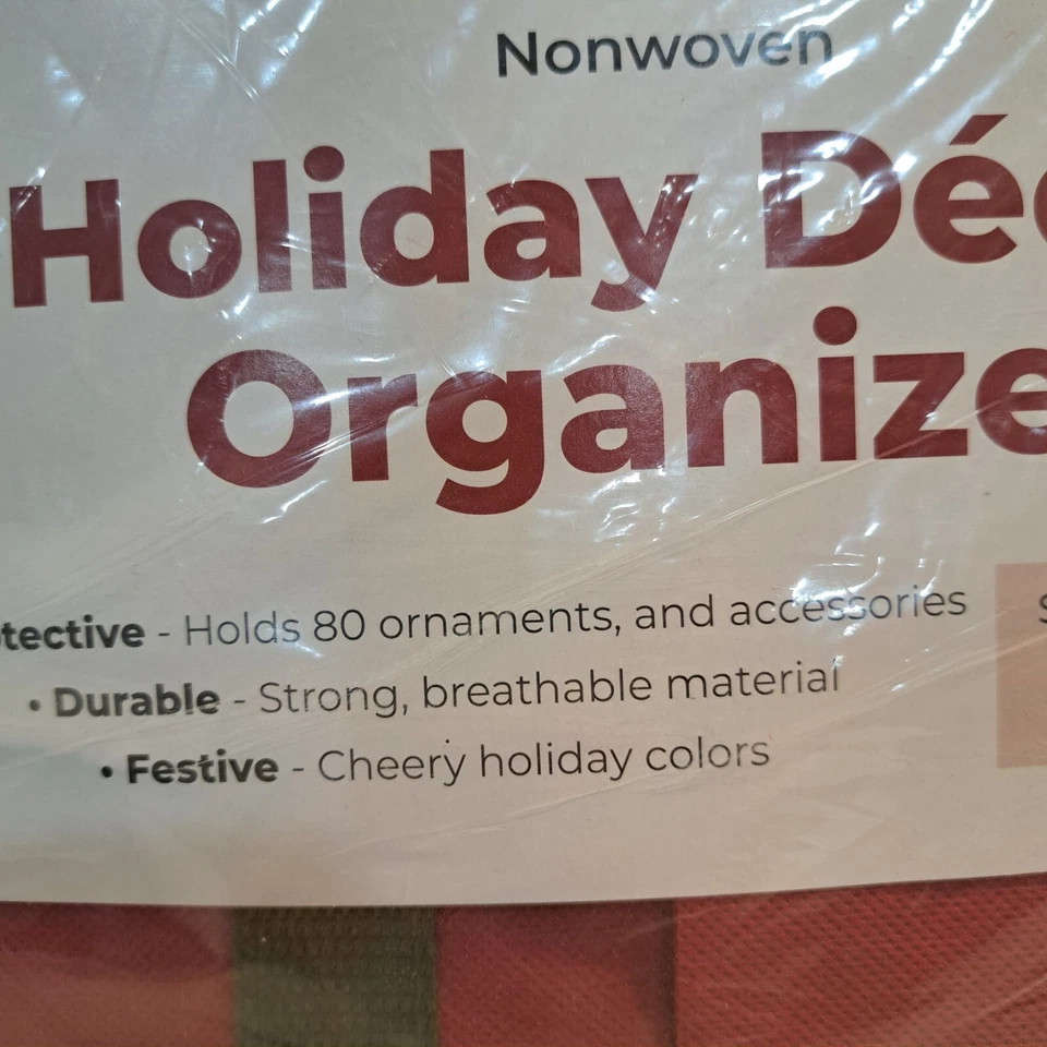 Nonwoven Holiday Decor Organizer - Image 4 of 4