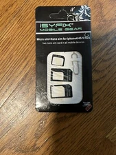 iSYFIX Nano Sim Card Adapter, Micro sim and Nano Sim for iPhone4/4s/5 with Pin