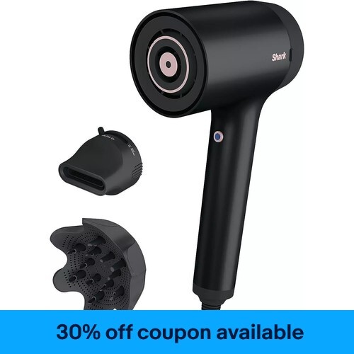 Shark STYLE iQ Ionic Hair Dryer - Refurbished [HD110UK] 2 Styling Accessories