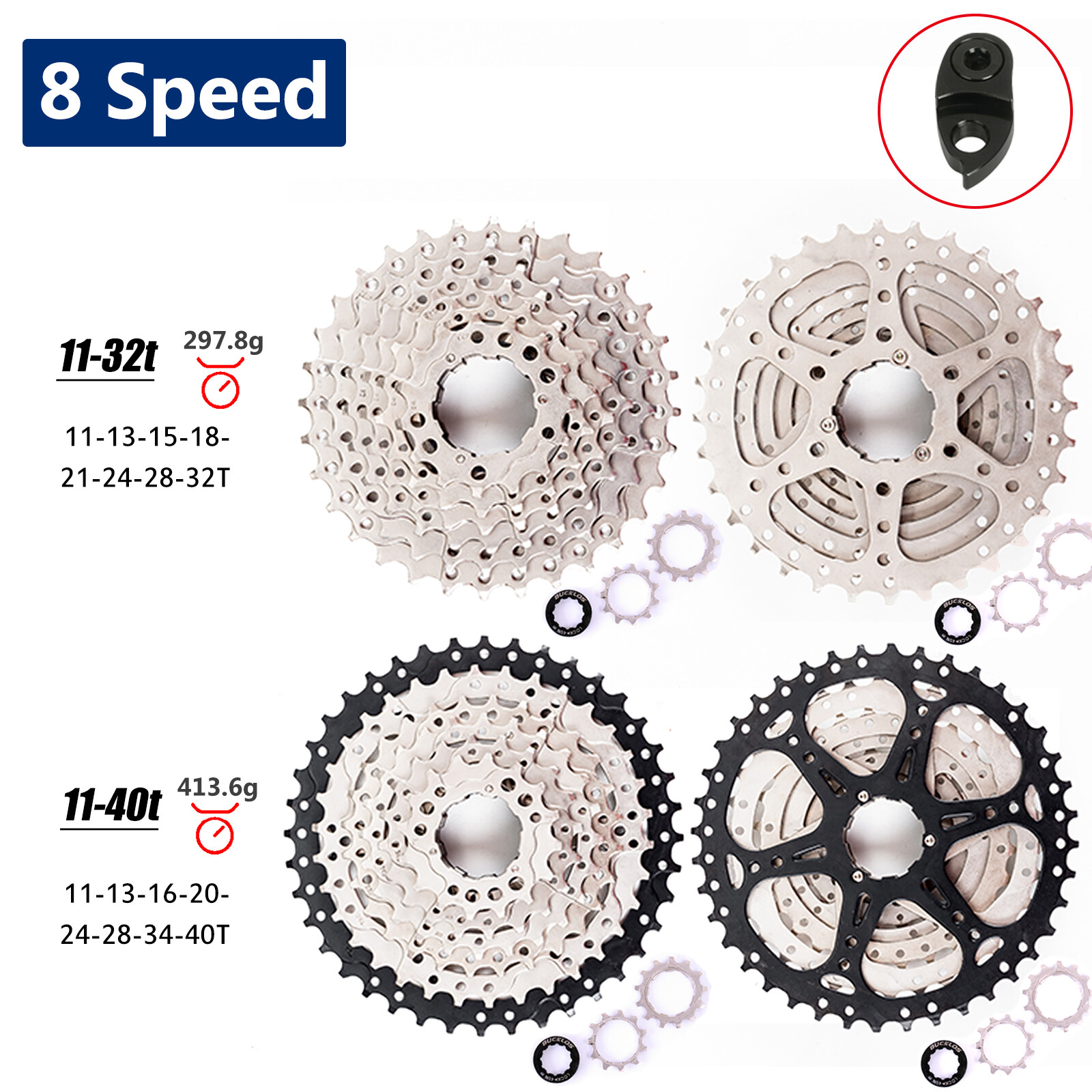 BUCKLOS 12 Velocà Cassetta MTB Bici Da Strada 11 Velocà - Foto 4