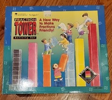 BNIB Learning Resources Fraction Tower Activity Set 51 Cubes Educational