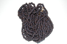 Crow Pony Glass Beads 9 mm strand of a 100 Opaque Purple Beads Bead Dreamcatcher