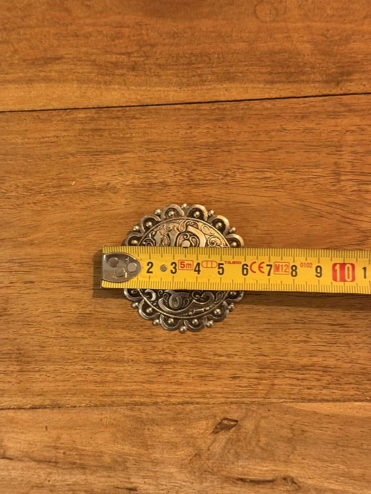 Berber Solid Silver Brooch - image 6