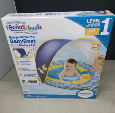 Swim School Grow-with-me Baby Boat - New - 6 to 24 Months Level 1