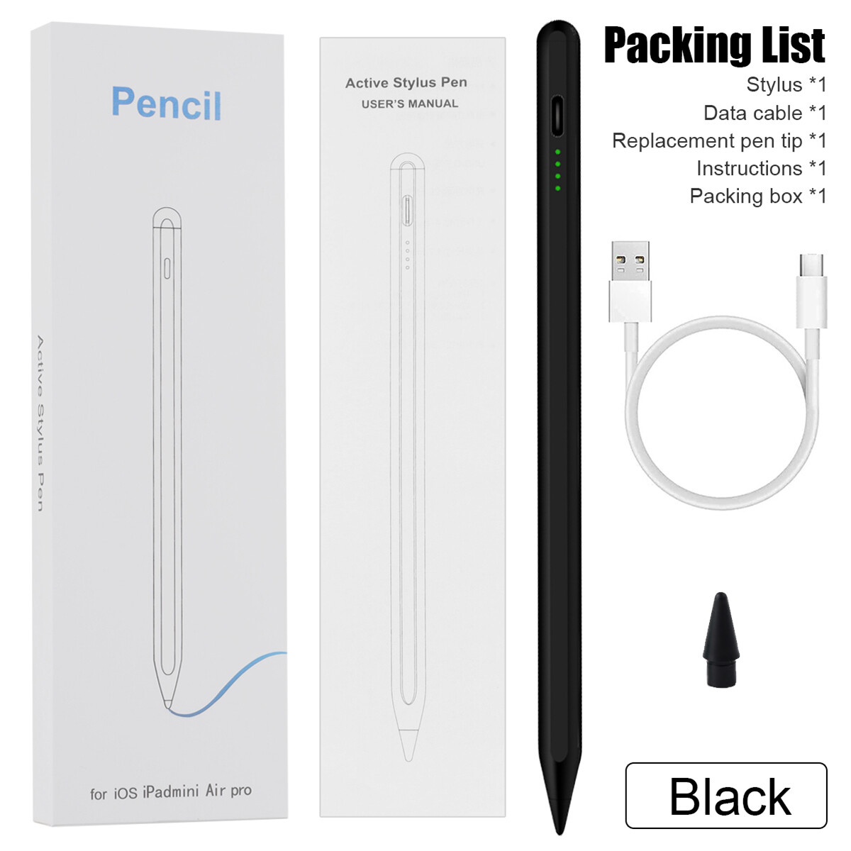 For Apple Stylus Pencil iPad 10/9/8/7/6th Gen Air 5/4/3 iPad For Apple Stylus Pencil iPad 10/9/8/7/6th Gen Air 5/4/3 iPad