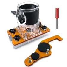 2 In 1 Slotted Bracket Invisible Fasteners Wardrobes Cupboard Panel Punch