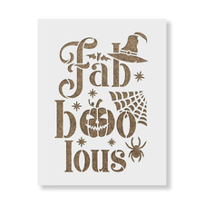 Faboolous Stencil - Reusable Mylar Stencils for Painting