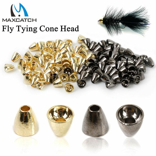 100-Piece Tungsten Fly Tying Beads Lot - Maxcatch Nymph Fishing Material