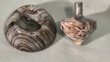 ANDY DAVIS, Glass Art Spinning Top  Base, Dave Akers Run   , 076A