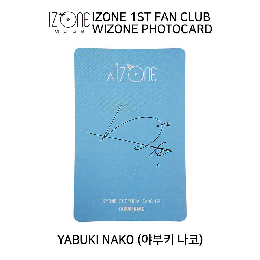 IZ*ONE IZONE 1st Fanclub WIZONE Official Photocard IVE IZ*ONE IZONE 1st Fanclub WIZONE Official Photocard IVE