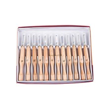 4~12Pcs Crafting Tool Gouges Wood Carving Hand Chisel Set Professional Sculpture