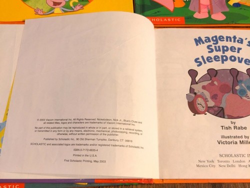 Nick Jr. Book Club ~ Set of 4 ~ Blue's Clue Dora the Explorer ~The Backyardigans - Picture 8 of 11