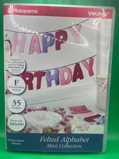Husqvarna Viking Felted Alphababet Mini Collection-  #920430-096 New