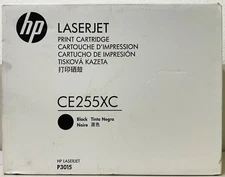 New Genuine HP CE255XC Black Toner Cartridge Box