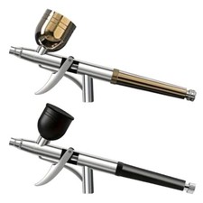 Air Brush Double Action Gravitational Feed Nozzle Sprays Guns Cake Decorating