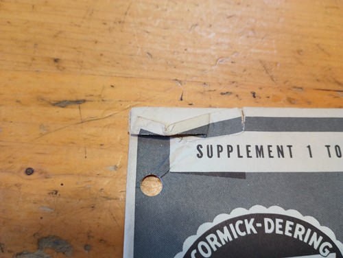 VTG IH INTERNATIONAL HARVESTER MCCORMICK DEERING SERVICE MANUAL 2 ENSILAGE 1946 - Picture 17 of 17