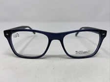 Trillium Model 6730 50 53-18-140 Navy Blue Full Rim Eyeglasses Frame IU64