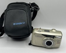 Vintage Yashica Camera Elite 135SE Zoom Point and Shoot Film w/ Pouch untested