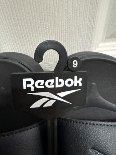 Reebok schwarze Plateau Hausschuhe Pantoletten Sandalen. Größe 9. NEU! - Bild 2 von 12