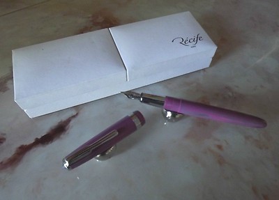 Stylo Plume Ancien Recife Publicitaire Renault – Vintage, Transparent, Occasion