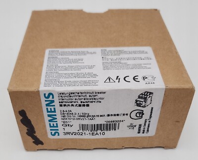Siemens 3RV2021-1EA10 Circuit Breaker 2.8-4 AMP 3RV20211EA10 *NDA AVAILABLE*