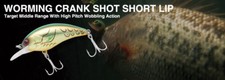 NORIES WORMING CRANK SHOT SHORT LIP MODELS Cr...