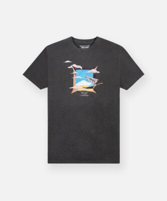PAPER PLANES   WASHED BLACK DARE TO DREAM TEE NEW RELEASE SIZE 2XL