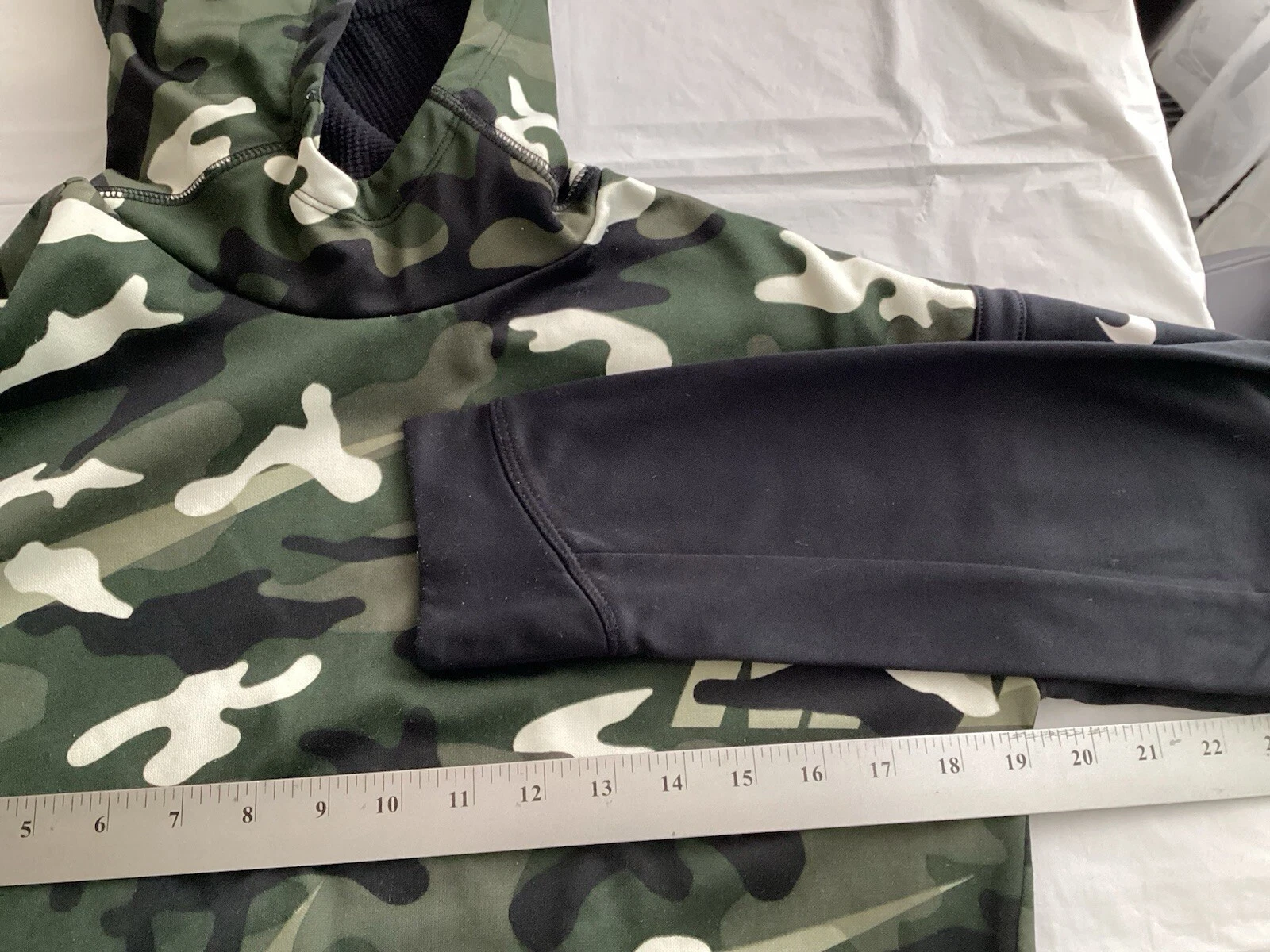 VETEMENTS Felpa con cappuccio Nike mimetica ragazzo ragazzo taglia XL