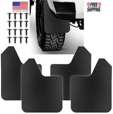4pcs Black Universal Splash Guards Mud Flaps For Dodge Car Pickup W Screws 4pcs Black Universal Splash Guards Mud Flaps For Dodge Car Pickup W Screws