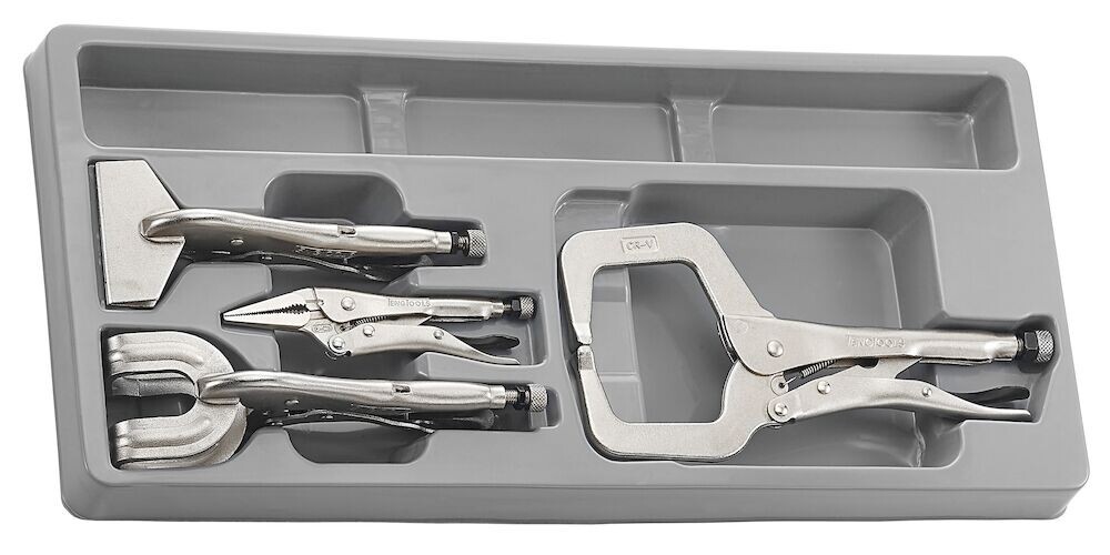 Teng Tools TTPSPG - Power Grip Plier Welding Set Tray - 4pcs