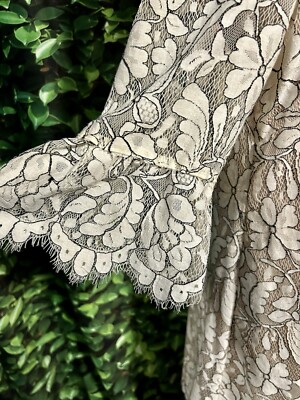 Jessica Howard Lace Bell Sleeve Sheath Dress Ivory Lined Women's Small or  Medium | eBay
