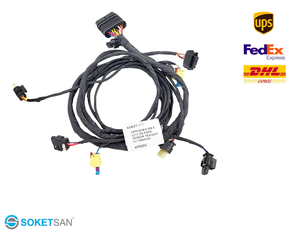 Mercedes E Series S213 Front Bumper Parking Sensor Wiring Harness A2135405203 - Image 3 of 4