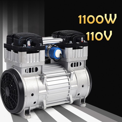 Leise Luftpumpe Kompressorkopf klein luftstumm öllose Vakuumpumpe 1100W 7CFM - Bild 4 von 10