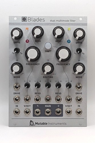 Mutable Instruments Blades Clone - Built with Real Factory Panel / White Button