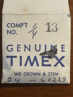 Timex #13 Chrome finish Crown and Stem