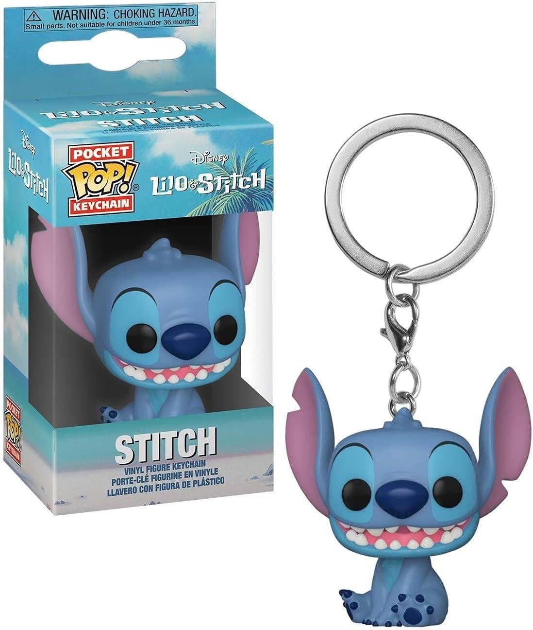 LILO AND STITCH -  STITCH - POCKET FUNKO POP! KEYCHAIN - BRAND NEW