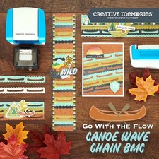 Creative Memories Canoe Wave Chain Border Maker Cartridge
